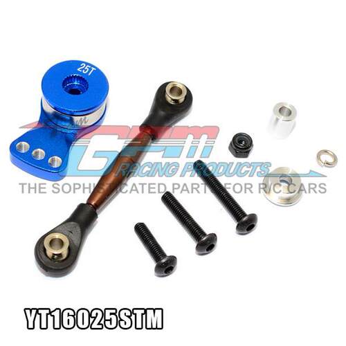 AXIAL YETI 90026S2硬钢反牙拉杆+铝合金舵机保护器-套YT16025STM