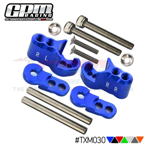 GPM TRAXXAS X-MAXX 1/5 铝合金后油压码多孔调较-1套4件 TXM030