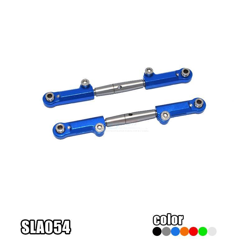 死老鼠 TRAXXAS SLASH 4X4铝合金前可調較式上搖臂-1對裝SLA054