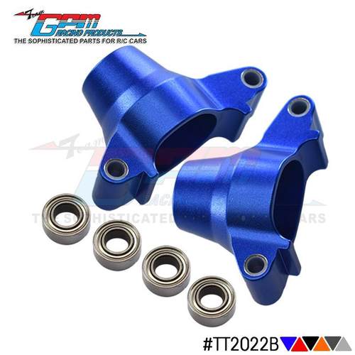 GPM TT02/TT02T铝合金后杯连轴承-1对装#TT2022B