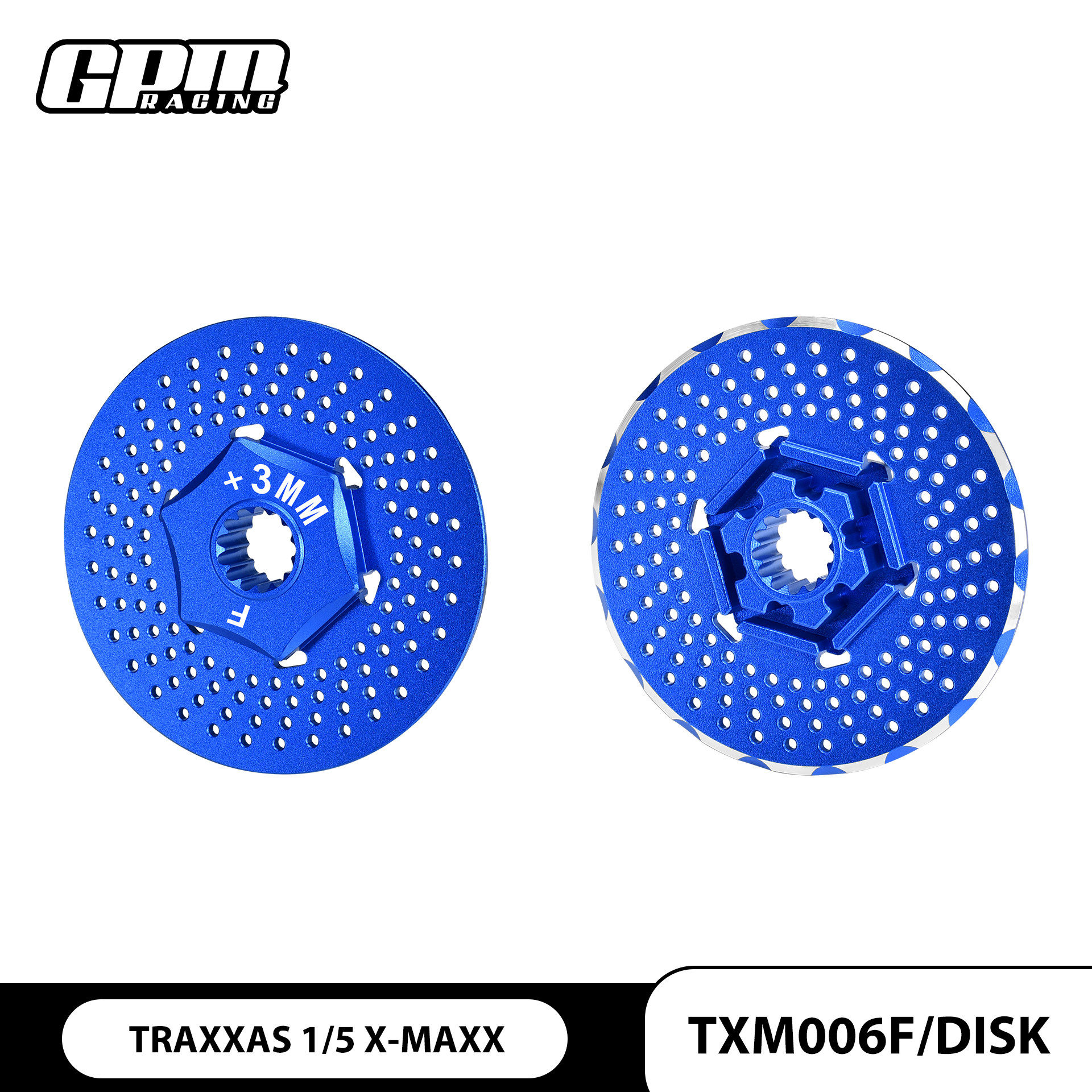 TRAXXAS X-MAXX 1/5铝合金前结合器刹车碟款-对TXM006F/DISK