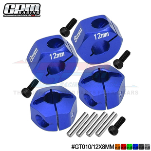 TRAXXAS GT4-TEC 2.0 83056-4 铝合金防松六角接合器8MM厚-4粒装