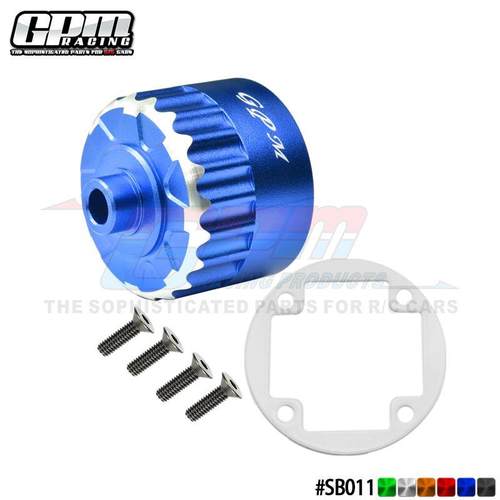 LOSI 1:6 Super Baja Rey 9320977铝合金前中后通用差速壳-件