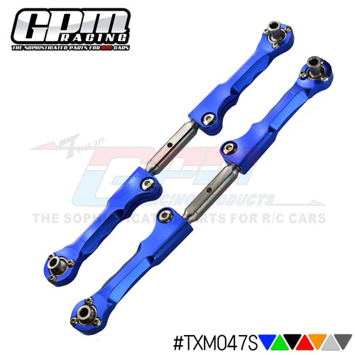 GPM FOR TRAXXAS X-MAXX 1/5铝合金+S2料反牙前转向拉杆可调较-对