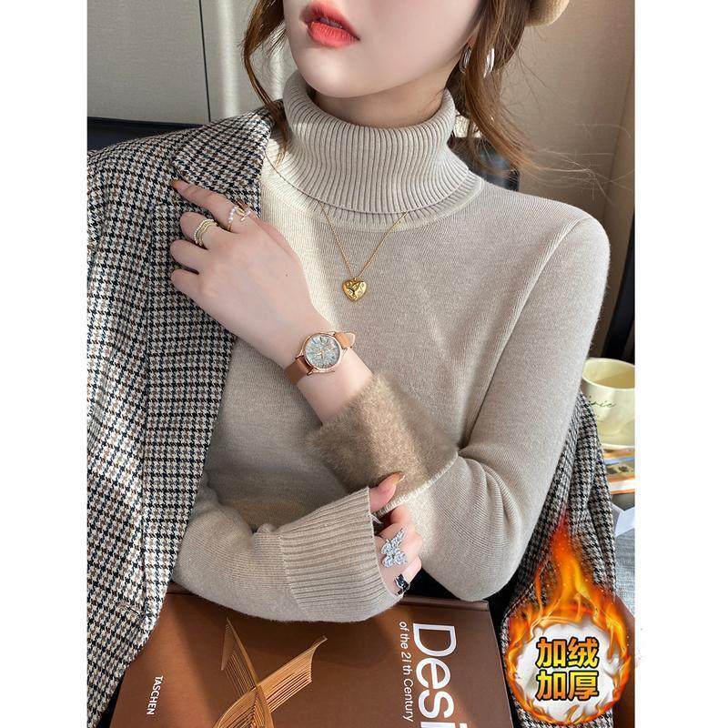 大朗毛衣毛织女新款不起球虎门秋冬新款加绒高领内搭打底衫针织衫,女装/女士精品,毛针织衫,淘宝优惠券,粉丝福利购,淘宝优惠卷