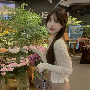 广州十三行女装冰丝防晒针织衫薄款外套披肩搭配吊带连衣裙上衣夏