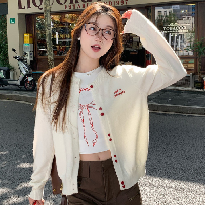 东莞大朗毛衣不起球正品广州十三行女装针织开衫外套2025新款春秋