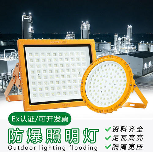 麦米LED防爆泛光灯户外照明灯厂房仓库加油站投光灯Ex认证CT46BT4