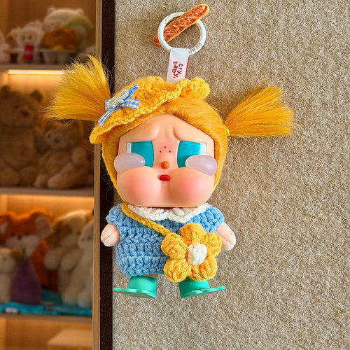 小岛手作 crybaby哭娃沙滩小憩娃衣夏天咕噜咕噜衣服裙子手工钩织