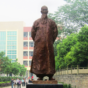 定制大型民主革命家教育家人物塑像铸铜张澜名人伟人艺术品摆件