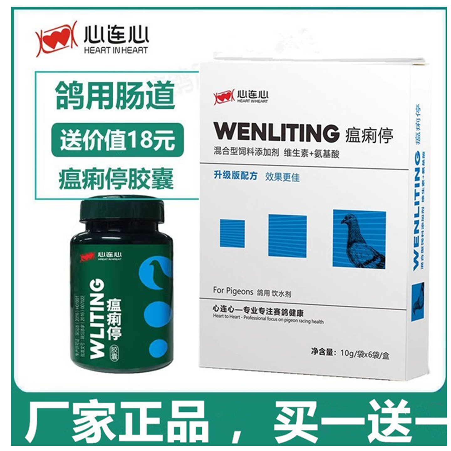 心连心瘟痢停新城赛鸽甩食肠道水绿便沙门缩头非鸽子药鸽药