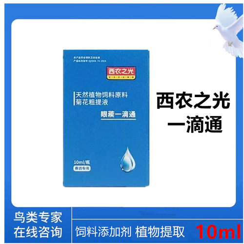 西农单眼伤风一滴灵衣原体赛鸽