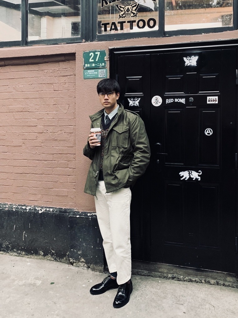 阿美咔叽M65C.D.P.考杜拉连帽