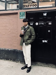 阿美咔叽CDP C.D.P.复古服饰 美军连帽外套 CORDURA cdp M65夹克