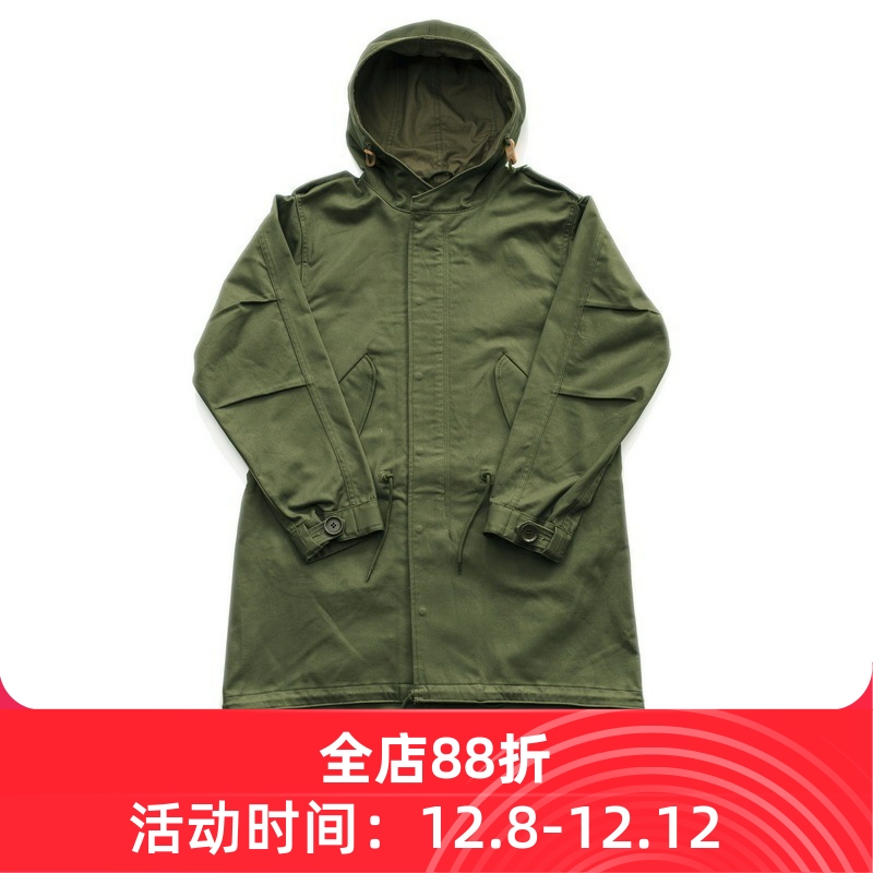 m51parka风衣鱼尾战壕风衣复古