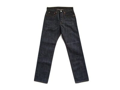 牛仔裤赤耳原色66年代复刻微锥