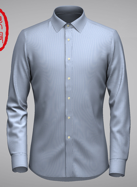 私人定制衬衫GR高端春秋格纹长袖衬衣订做全棉商务衬衫定制衬衣男