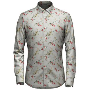 LIBERTY 利伯缇碎花面料 男士私人定制长袖衬衣 可订做长袖衬衫