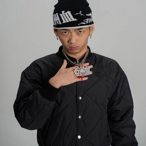 亚洲血XTGFCLUB 联名系列针织提花毛线帽冷帽