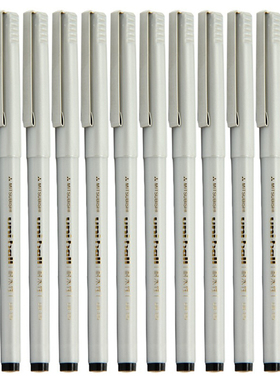 uni-ball日本三菱micro耐水性走珠笔UB-125 签字笔 中性笔水笔0.5