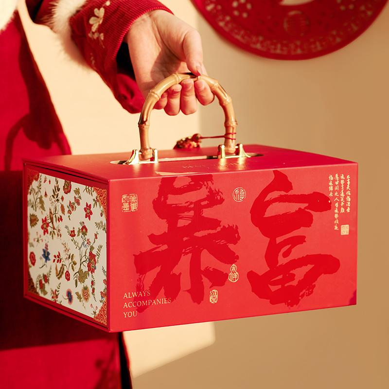 2027新款礼盒包装烘焙包装盒圣诞空盒过年礼品盒诸事顺利新年盒子