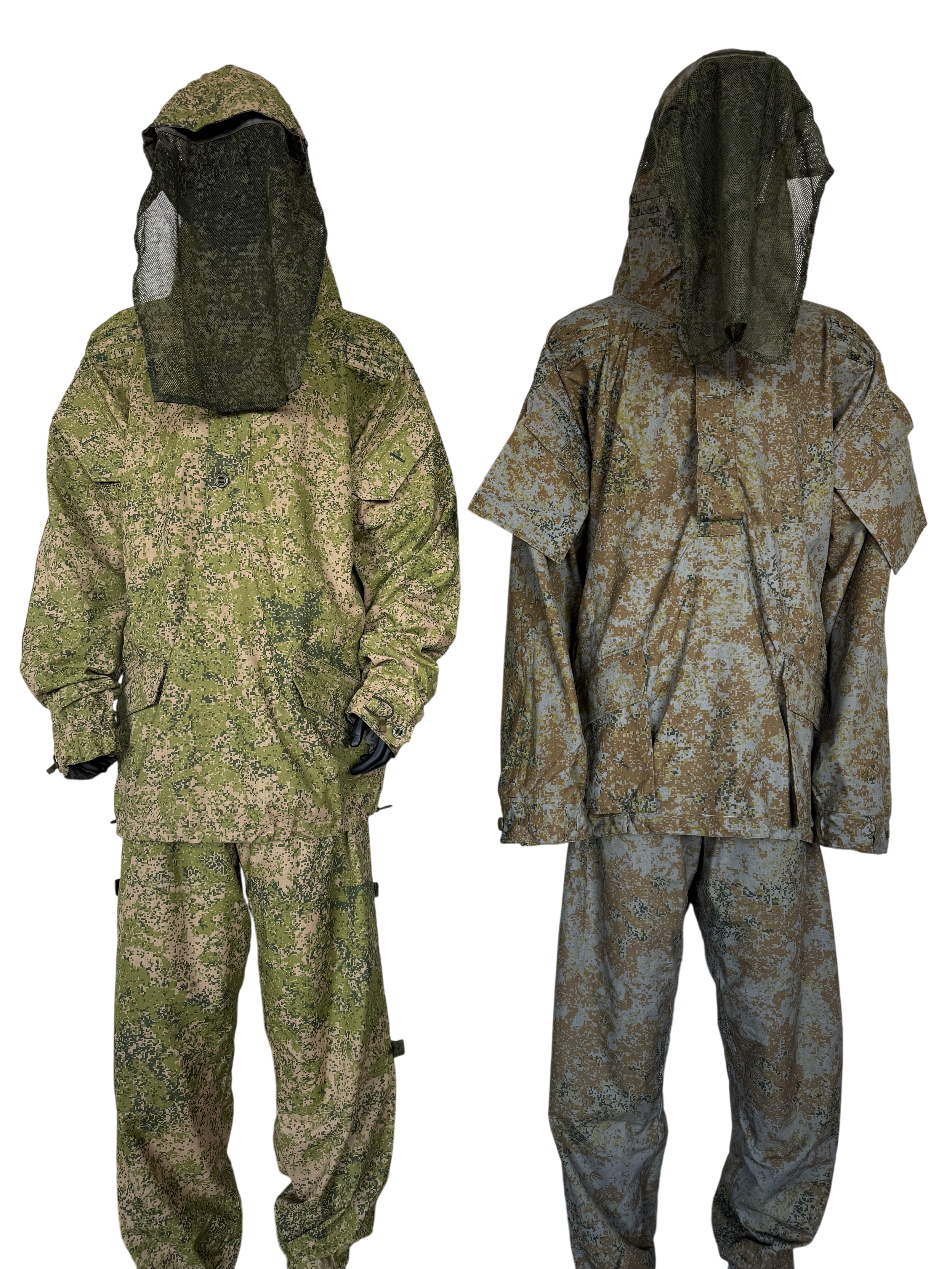 全新俄罗斯公发原品迷彩罩衣6SH122双面伪装罩衣emr迷彩作训套装