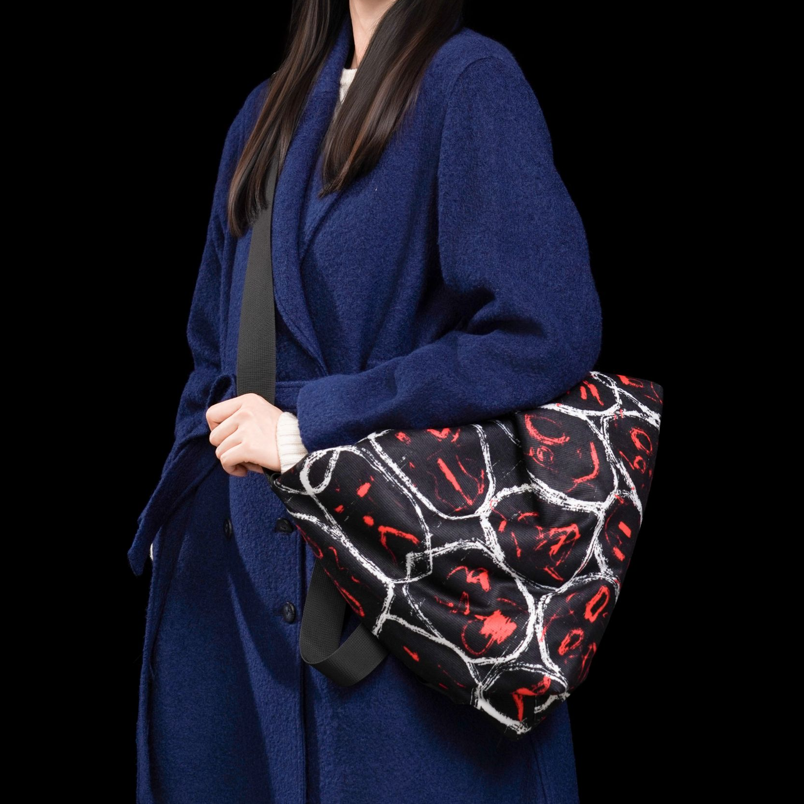 无则艺【镇店之宝】红脸人艺术百搭原创印花通用双肩包时尚包中号,箱包皮具/热销女包/男包,单肩包,淘宝优惠券,粉丝福利购,淘宝优惠卷