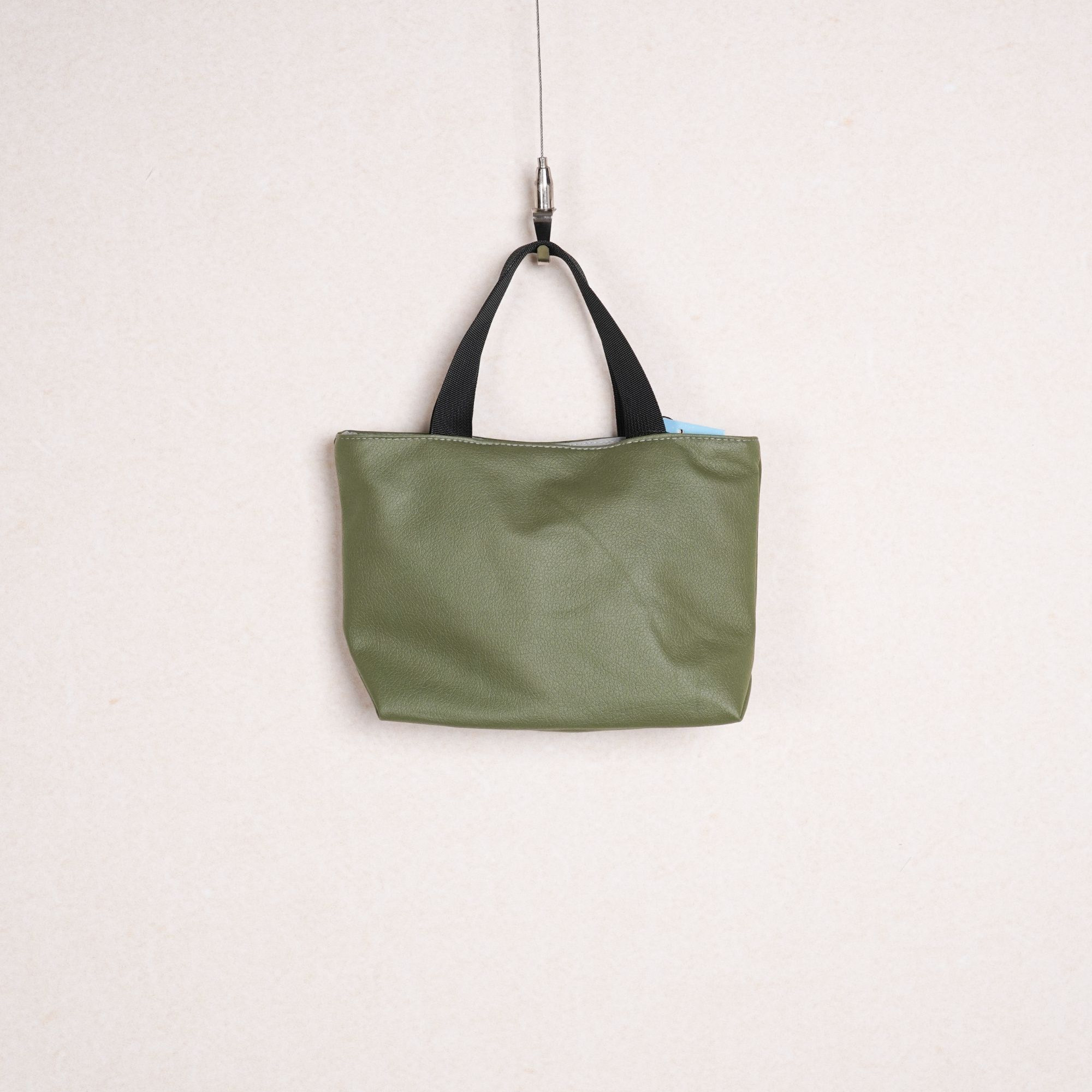 无则艺【科技布mini小托特】军绿色时尚休闲手提文艺小托特包,箱包皮具/热销女包/男包,单肩包,淘宝优惠券,粉丝福利购,淘宝优惠卷