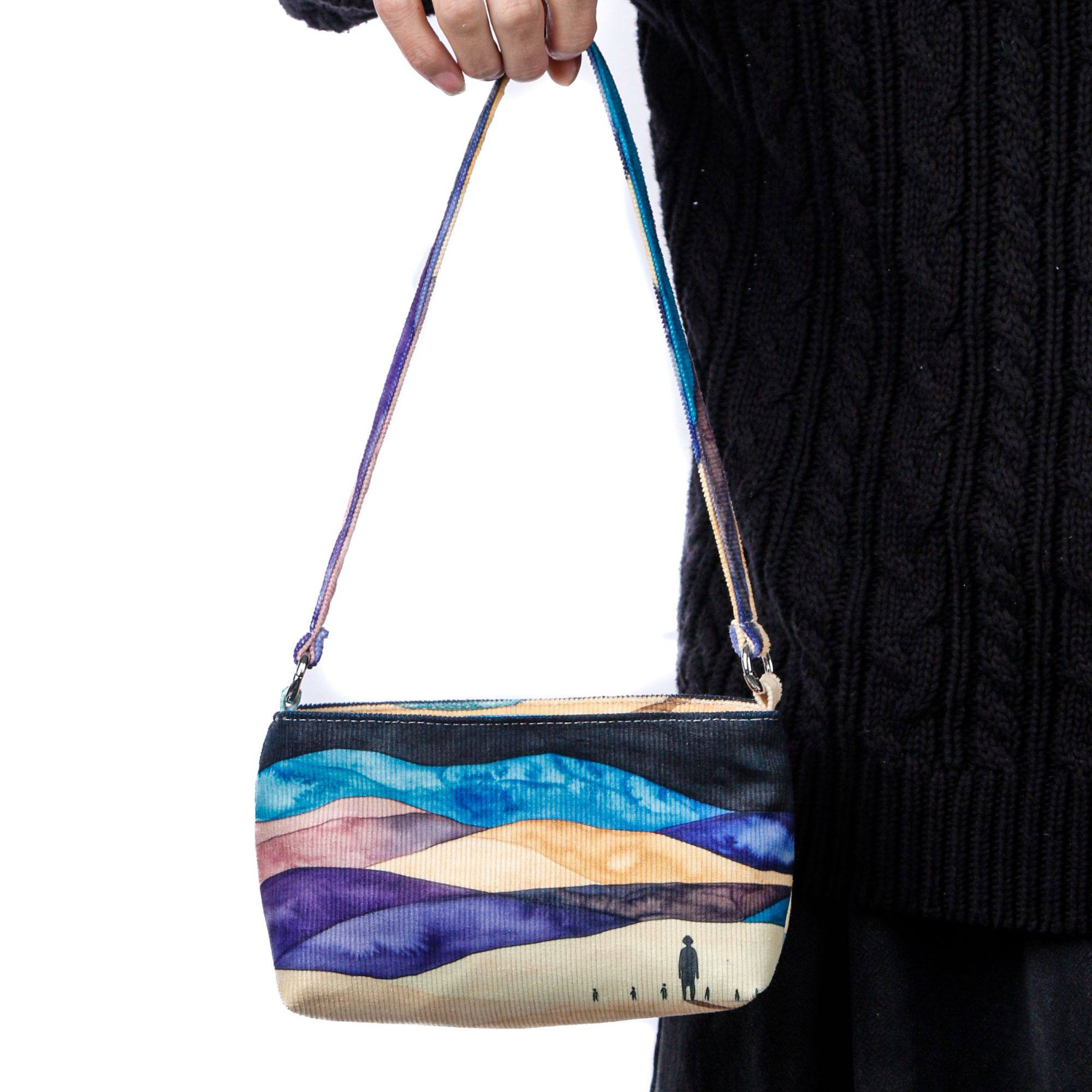 无则艺【横版手机包】小众时尚百搭单肩沙漠小布包,箱包皮具/热销女包/男包,单肩包,淘宝优惠券,粉丝福利购,淘宝优惠卷