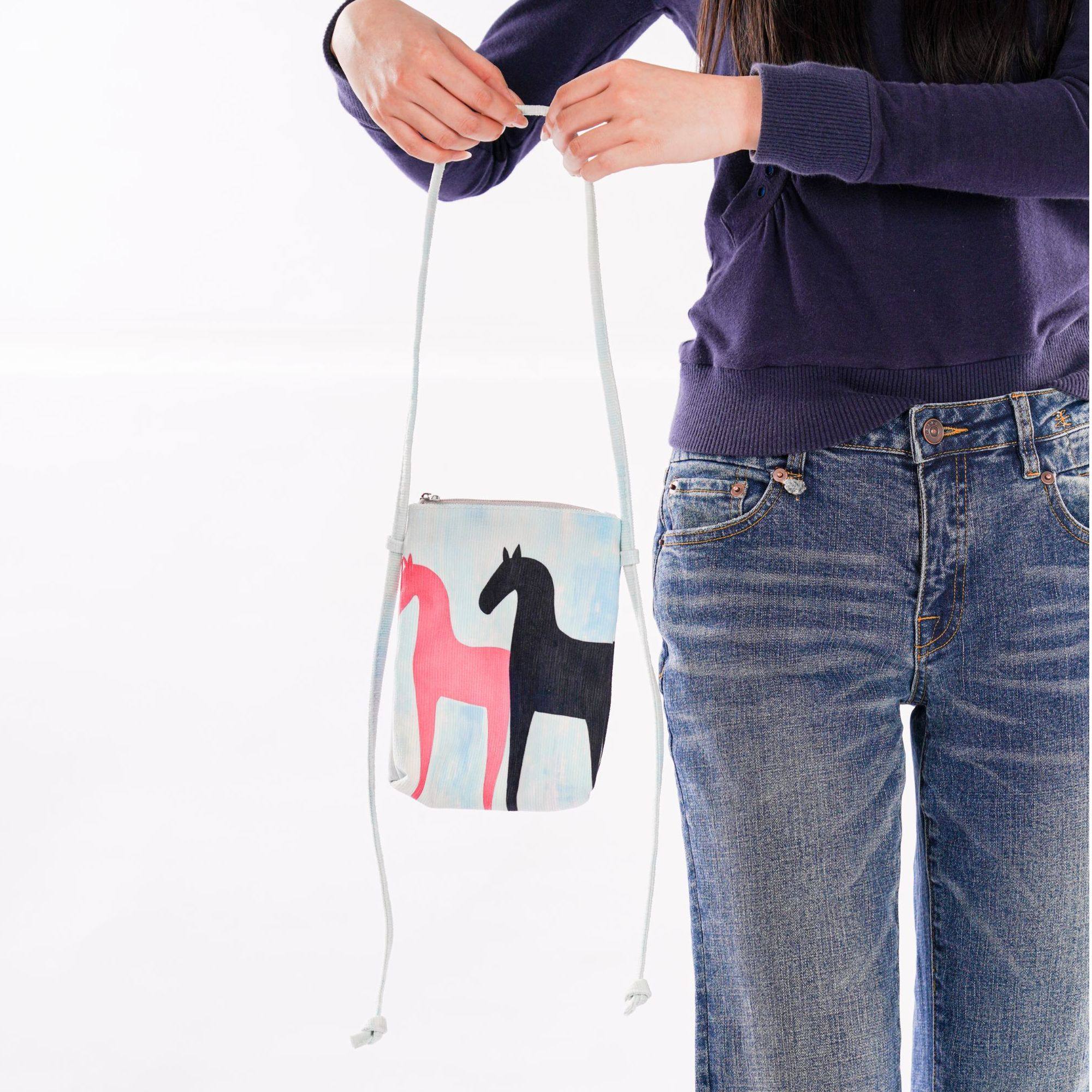 无则艺【长绳手机包】小马可爱卡通时尚休闲单肩文艺小托特包,箱包皮具/热销女包/男包,单肩包,淘宝优惠券,粉丝福利购,淘宝优惠卷