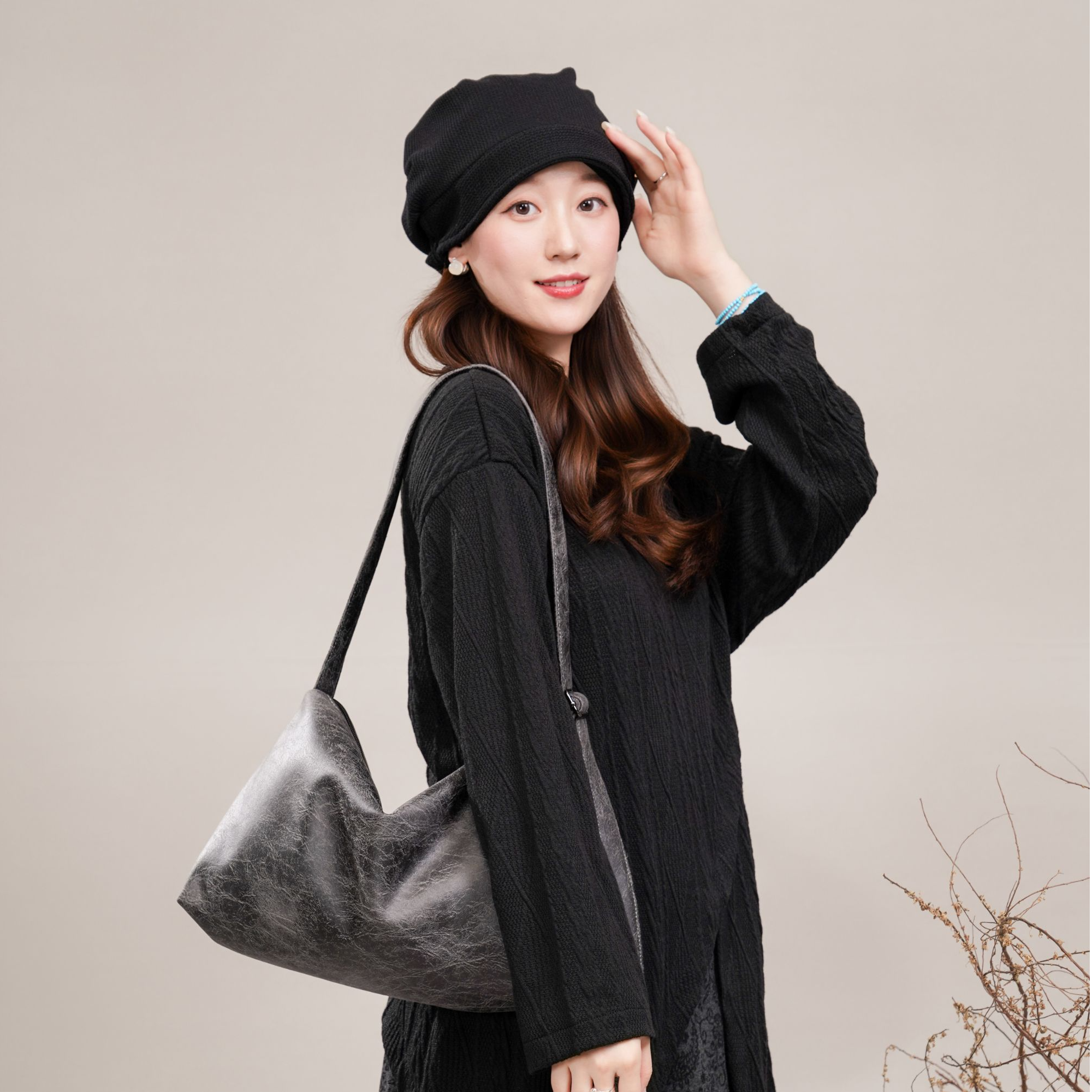 无则艺【科技布小小横版包】岩黑色艺术时尚简约通用单肩斜挎包,箱包皮具/热销女包/男包,单肩包,淘宝优惠券,粉丝福利购,淘宝优惠卷