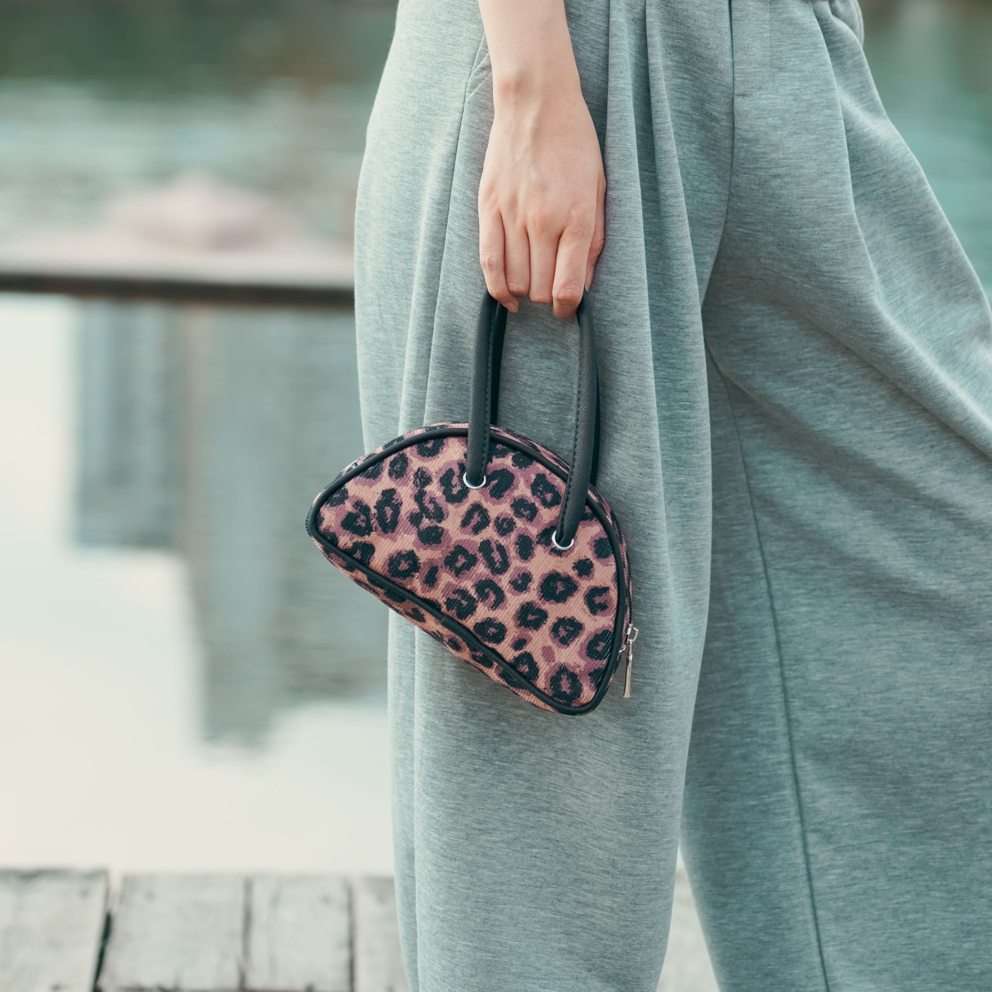 无则艺【mini半月包】棕豹原创文艺小众印花单肩包双肩包斜挎包,箱包皮具/热销女包/男包,单肩包,淘宝优惠券,粉丝福利购,淘宝优惠卷