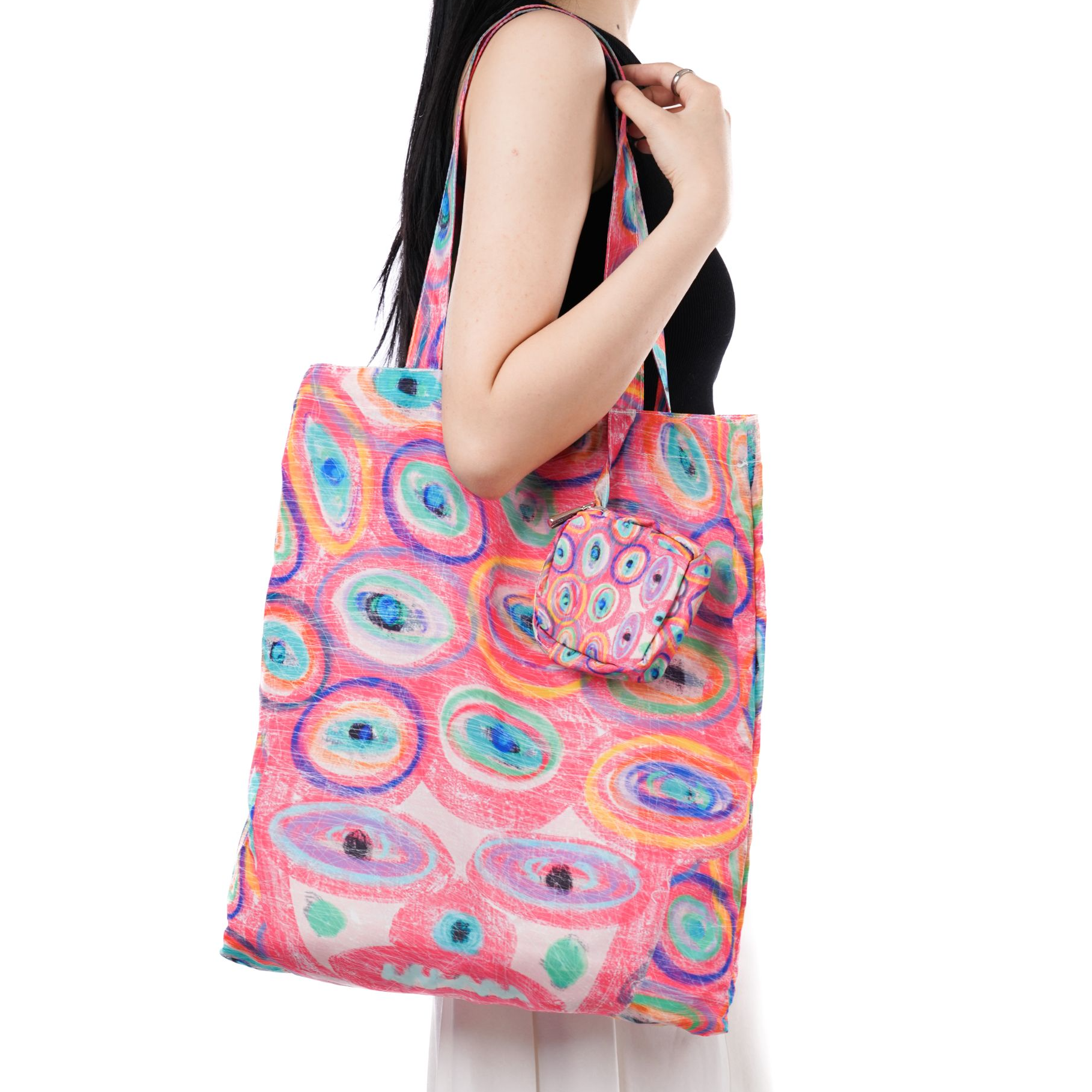 无则艺【方形妈咪包】粉色眼睛新款大容量布单肩手提包旅行中国风,箱包皮具/热销女包/男包,单肩包,淘宝优惠券,粉丝福利购,淘宝优惠卷