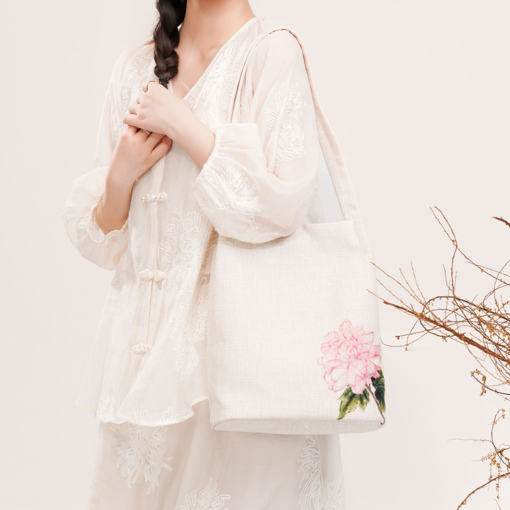 无则艺【亚麻水桶】芙蓉布包很艺术I小众百搭百搭休闲文艺水桶包,箱包皮具/热销女包/男包,单肩包,淘宝优惠券,粉丝福利购,淘宝优惠卷