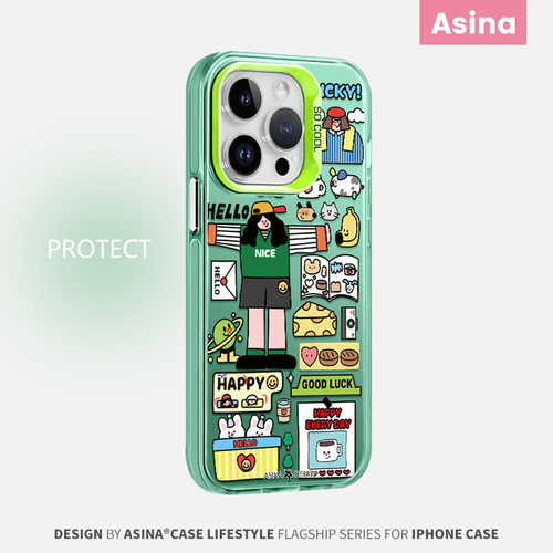 欢乐时光适用iPhone16Promax手机壳新款苹果16Pro软边ip16保护套15por超薄全包14pm网红创意女16plus防摔潮牌