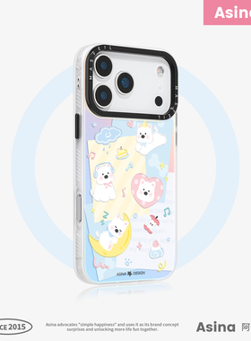 西高地拼贴适用苹果17Promax手机壳14磁吸支架iPhone16保护套好看超薄15plus全包可爱12网红p13Pro新款高级感