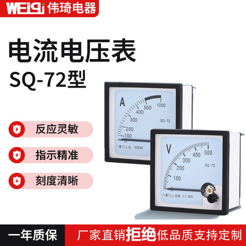SQ72型过载式电流电压表厂家直销