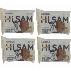 嗨山姆先森面包80g袋装厚切吐司巧克力味营养早餐代餐速食糕点
