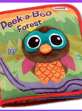正品猫头鹰森林拉玛泽宝宝布书响纸立体早教撕不烂0-18月益智玩具