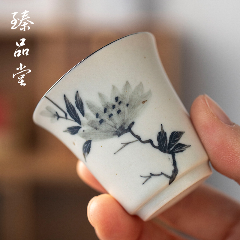 臻品堂茶杯家用主人杯