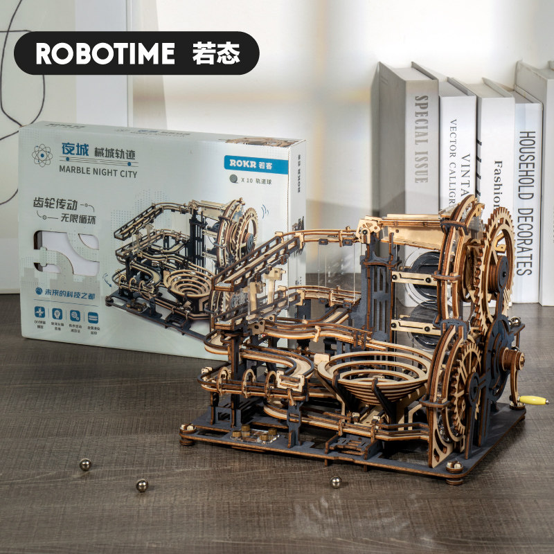 若客拼图立体3d模型木质拼装积木