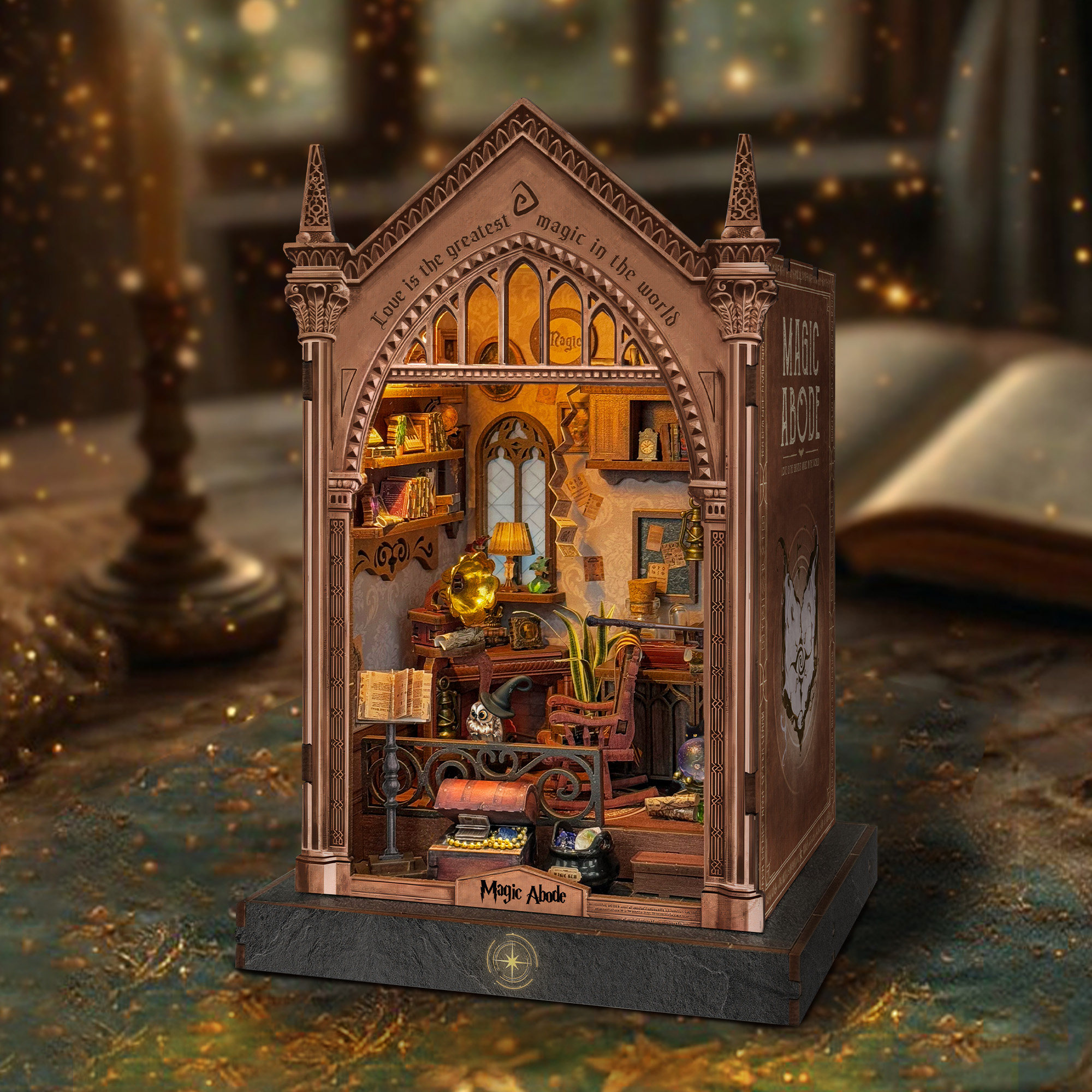 新品魔法之家书立diy小屋3d立体