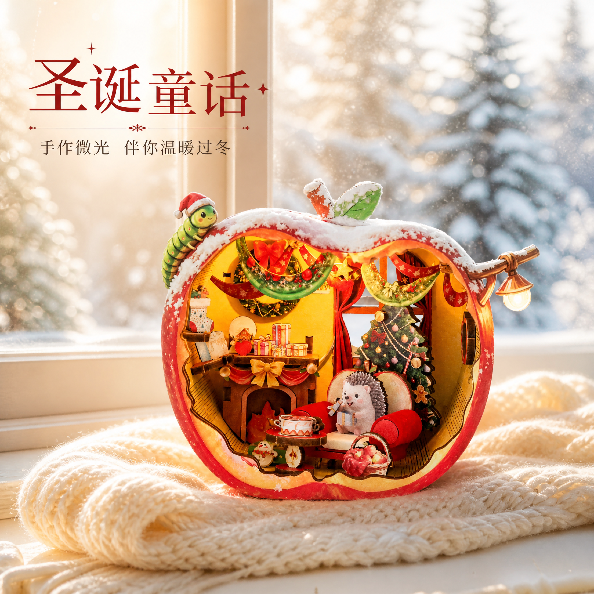 东宫文创圣诞童话圣诞节礼物小屋