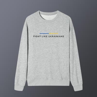 原版UKRAINE字母乌克兰原力秋冬男士卫衣创意休闲流行上衣