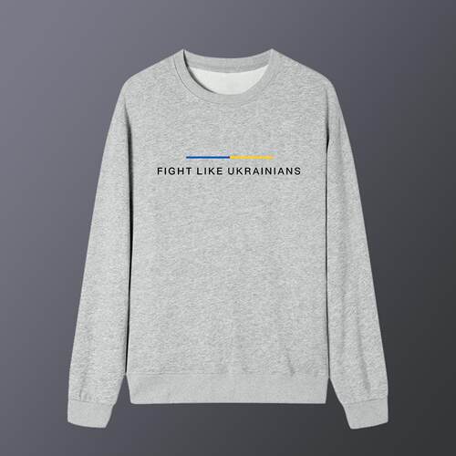 原版UKRAINE字母乌克兰原力秋冬男士卫衣创意休闲流行上衣