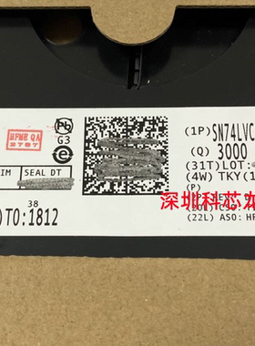 全新原装SN74LVC1G14DBVR 封装SOT23-5单路施密特触发 非门反相器