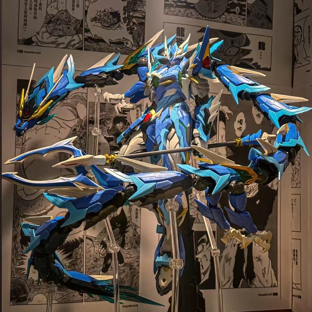 摩动核敖丙赵云高达机甲模型盲盒