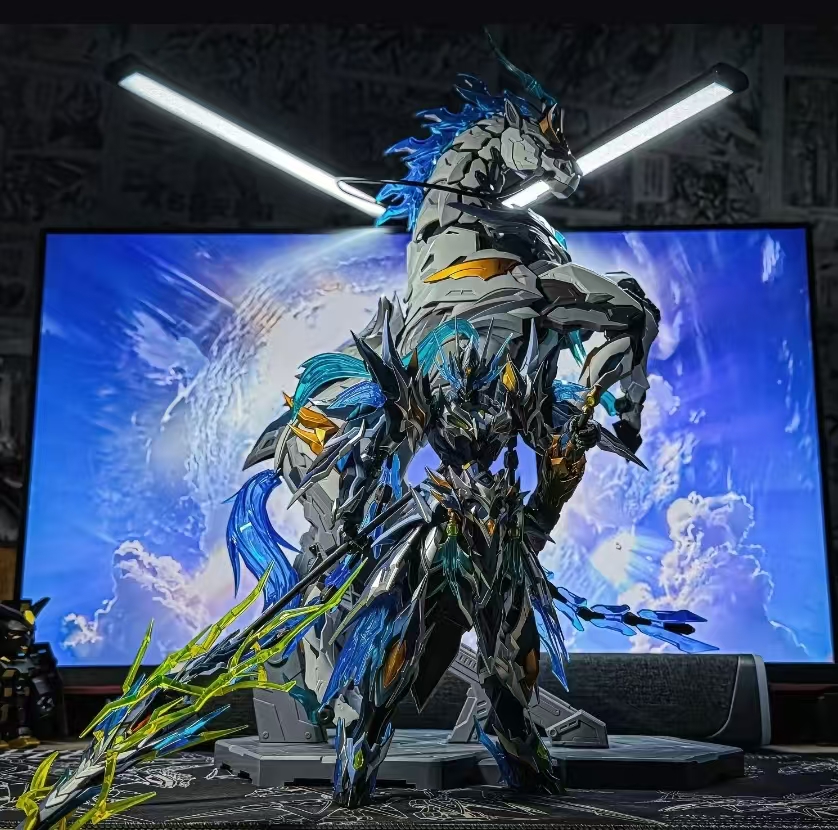 摩动核赵云敖丙高达机甲模型盲盒