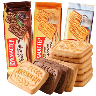 脆饼俄罗斯老式酥脆营养饼干0钠