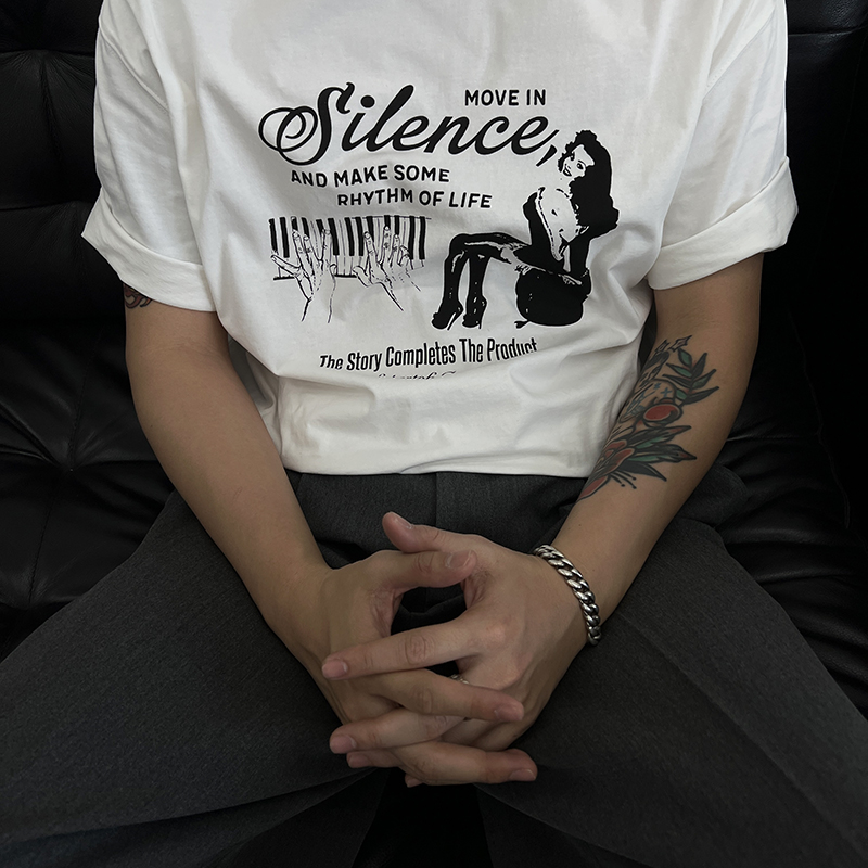 【清仓特价】SUPERTOFU 复古主题 排版图案 短袖T恤